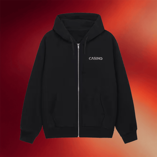 Baby Keem Merch 2026 Casino Logo Zip Hoodie Gifts For Rap Music Lovers