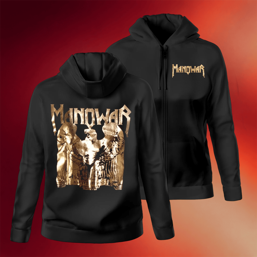 Manowar Merch 2026 Battle Hymns Zip Hoodie Gift Ideas For Music Lovers
