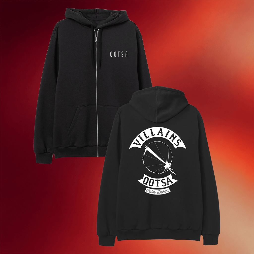 Queens Of The Stone Age Merch 2026 Snake Q Villains Zip Hoodie Gift For Music Lovers