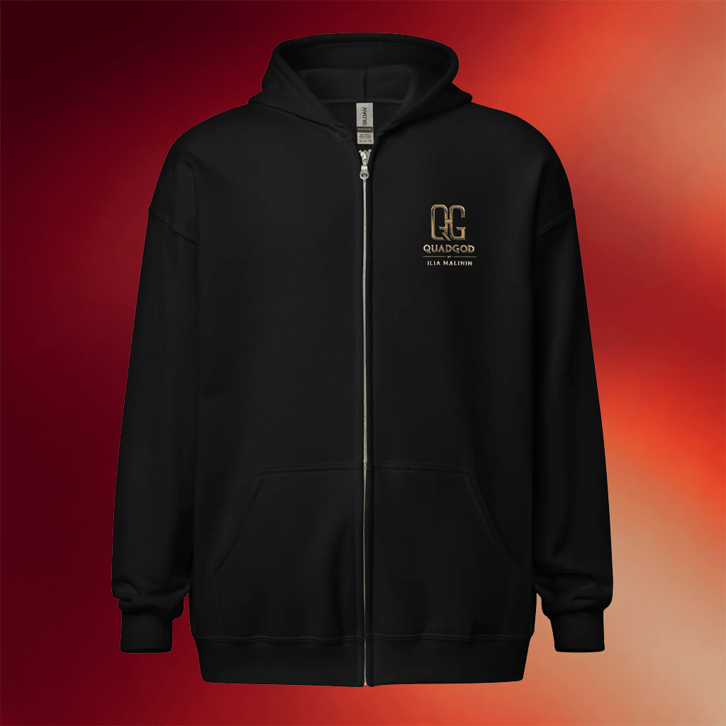 Quad God Merch Quad God Zip Hoodie Black Ilia Malinin Merch Great Gifts For Besties