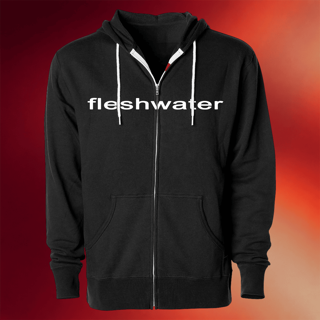 Fleshwater Merch Fleshwater 2000 Logo Zip Up Hoodie Best Gifts For Boyfriend