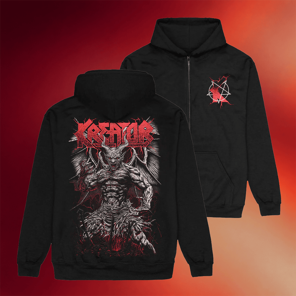 Impericon Merch Kreator Bringer Of Torture Zipper Hoodie Birthday Presents For Brother