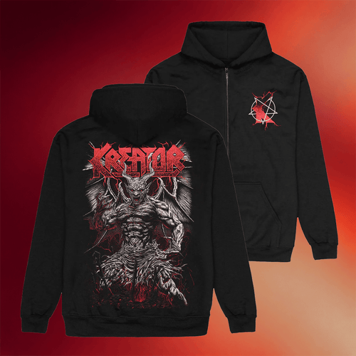 Impericon Merch Kreator Bringer Of Torture Zipper Hoodie Birthday Presents For Brother