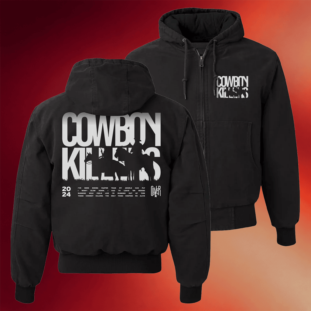 Clever Merch Cowboy Killers Zip Hoodie Music Lover Gift Ideas For Him