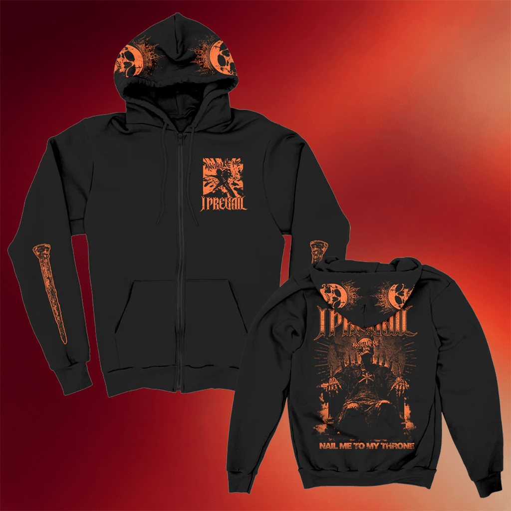 I Prevail Merch 2026 Annihilate Me Zip Hoodie Black Gift Ideas For Rock Music Lovers