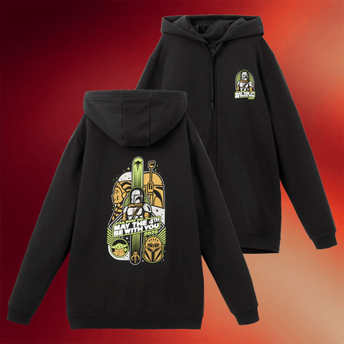 Star Wars Day Merch 2026 May The 4th Be With You Zip Hoodie Unique Star Wars Gifts Ideas