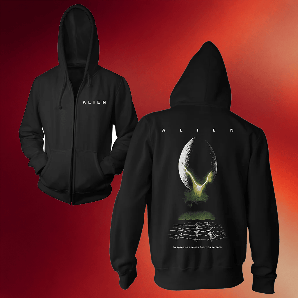 Gutter Garbs Merch 2026 Alien Classic Zip Hoodie Father_s Day Gifts For Husband