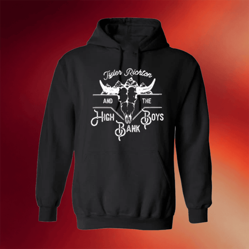 Tyler Richton And The High Bank Boys Merch Black Hoodie Birthday Gifts For Music Lovers