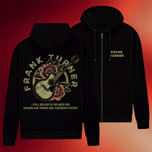 Frank Turner Merch 2026 I Still Believe Zip Hoodie Presents For Music Lovers