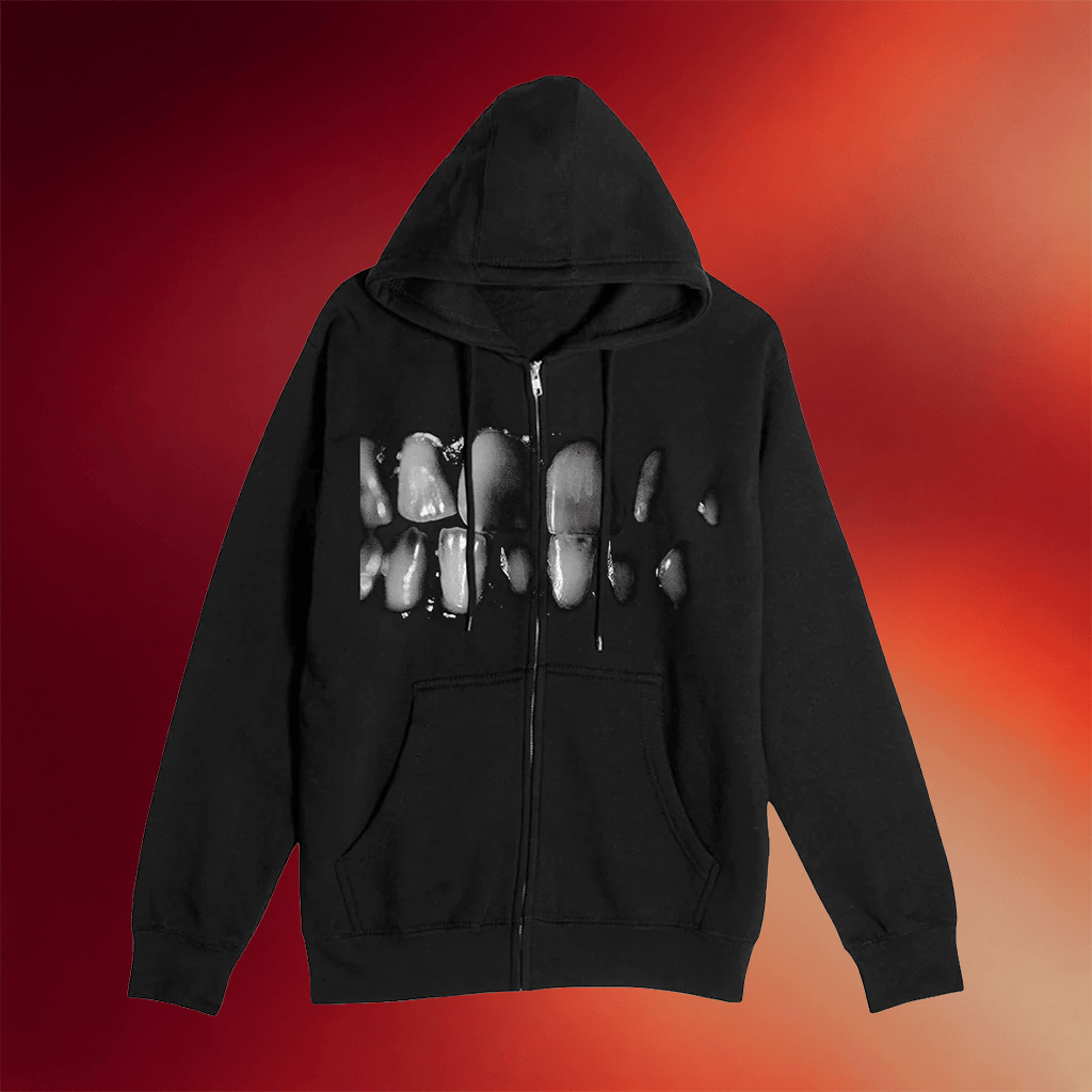 Loathe Merch 2026 Teeth Zip Hoodie Loathe Band Merch Gifts For Brothers