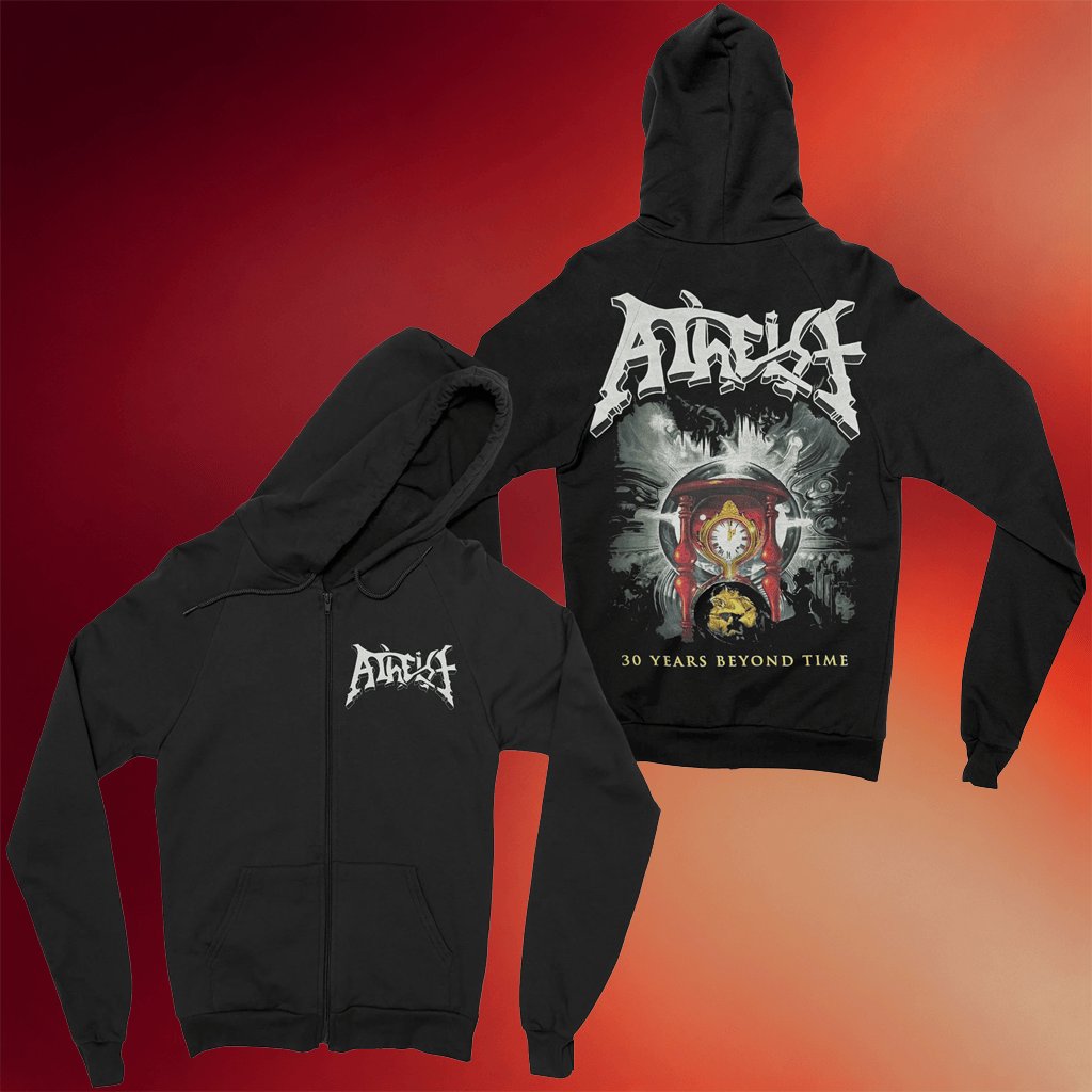 Night Shift Merch 2026 Atheist 30 Years Beyond Time Zip Hoodie Gift For Music Lovers