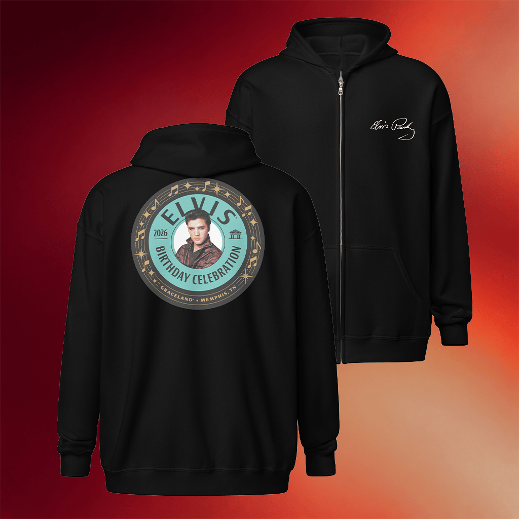 Elvis Merch Elvis Presley 91St Birthday Zip Hoodie Best Gifts For Fans