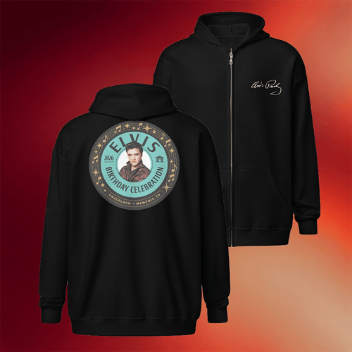 Elvis Merch Elvis Presley 91St Birthday Zip Hoodie Best Gifts For Fans