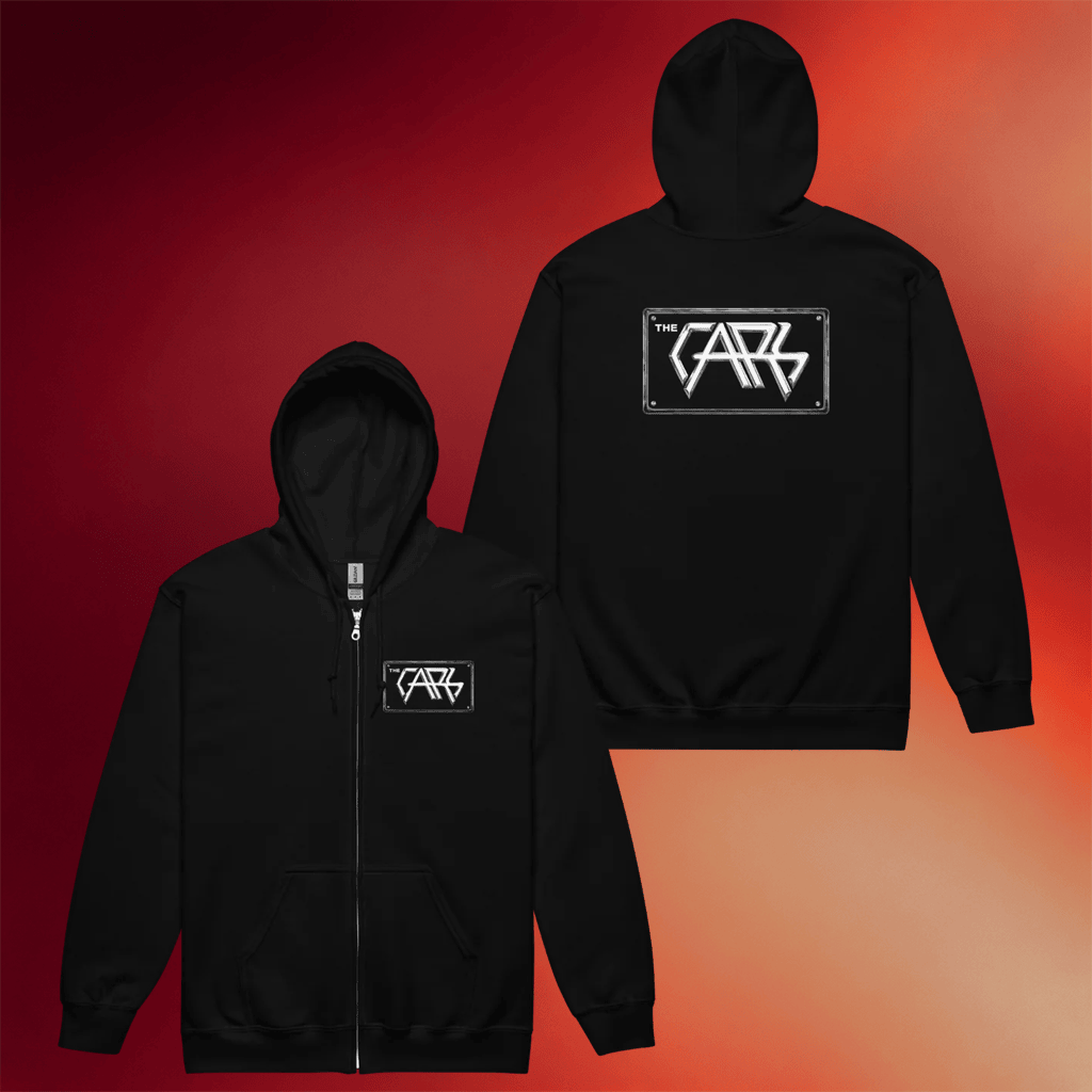 Manhead Merch 2026 The Cars License Plate Zip Hoodie The Cars Band Merch Gifts For Fans