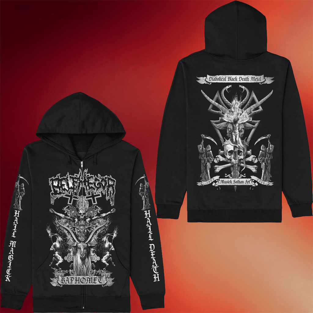 Night Shift Merch 2026 Belphegor Zip Hoodie Best Gifts For Death Metal Band Fans