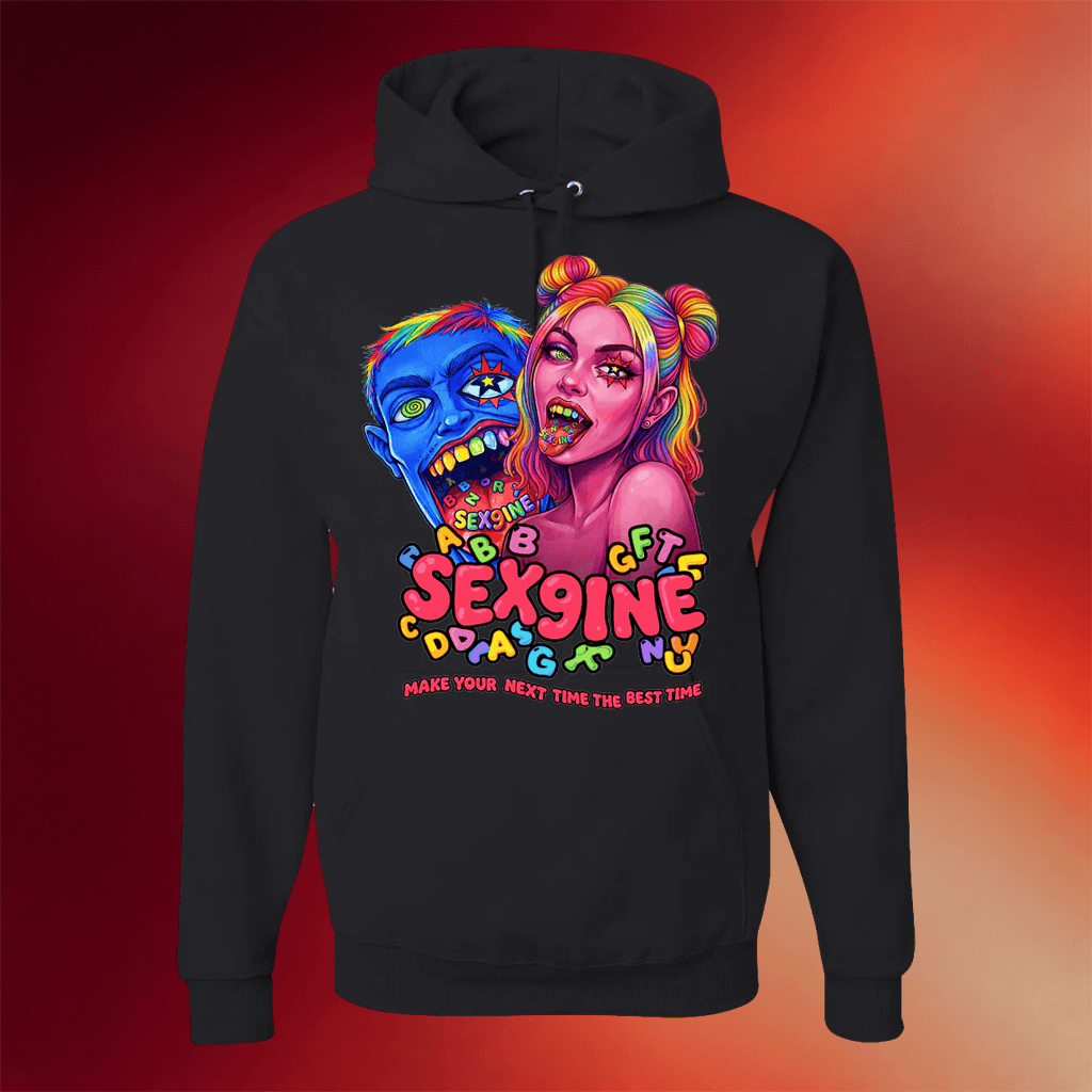 Tata Merch Sex9ine Black Hoodie Love Make Your Next Time The Best Time Hoodie Gifts For Him Her