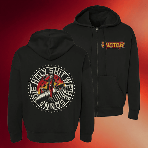 Avatar Metal Merch 2026 Holy Sht Zip Hoodie Avatar Band Merch Music Related Gifts For Guys