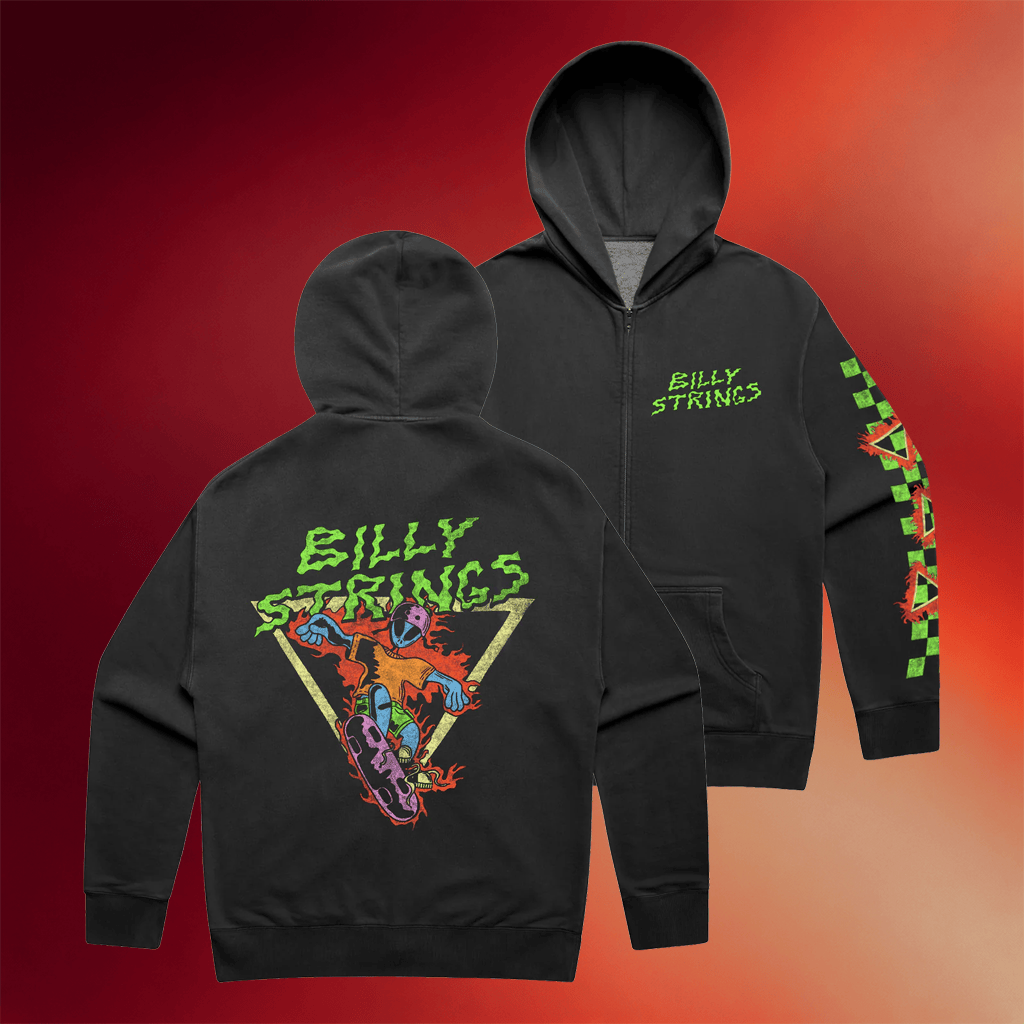 Billy Strings Merch 2026 Alien Hailey Miller Beiden  Zip Hoodie Gifts For Music Fans