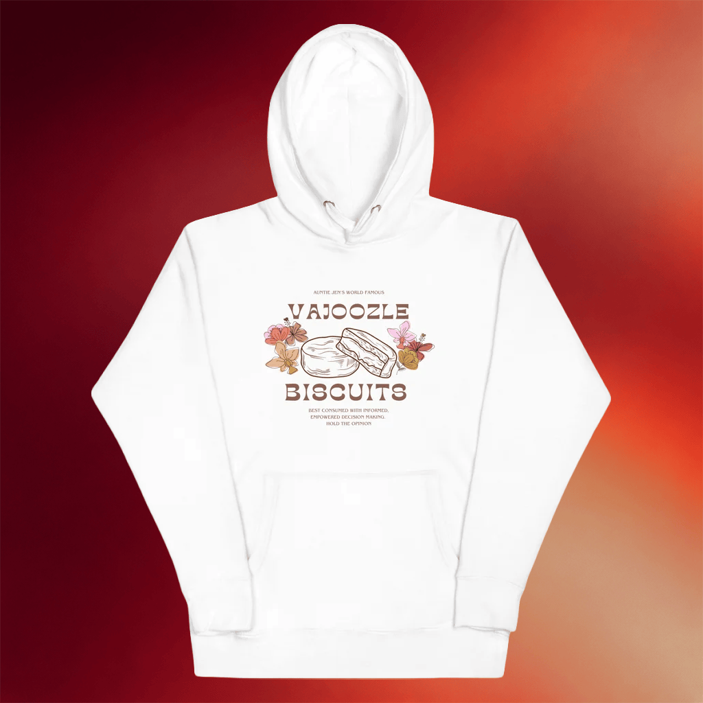 Jen Hamilton Merch Vajoozle Biscuit Hoodie Birthday Gift For Sister