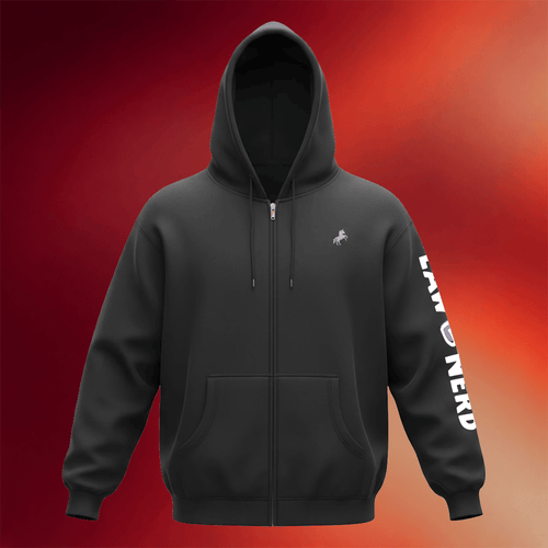 The Law Nerd Merch 2026 Law Nerd Love Zip Hoodie Best Birthday Gift For Husband