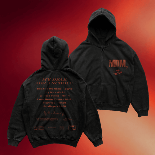 XO Merch 2026 My Dear Melancholy Zip Hoodie MDM Hoodie Birthday Gift Ideas For Him