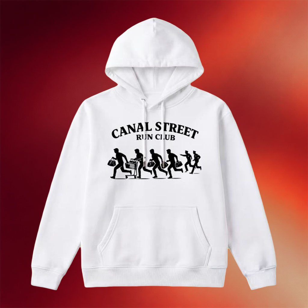 Nick Shirley Merch 2026 Canal Street Run Club Hoodie White Gifts Ideas For Brothers