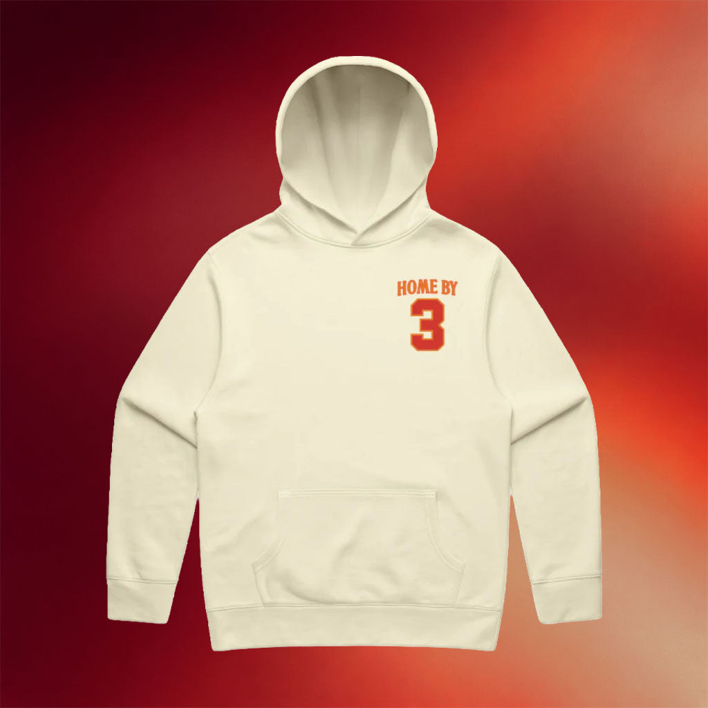 Home By 3 Merch 2026 Butter Cream Hoodie Home By 3 Hoodie Gifts For Podcast Fans