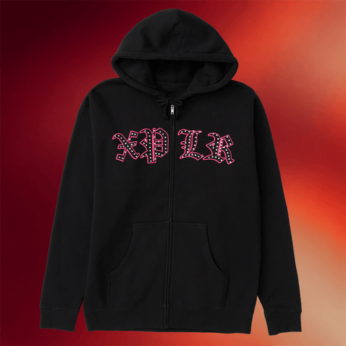 XPLR Merch Big Bling Camo Zip Hoodie XPLR Hoodie Birthday Present For Wife