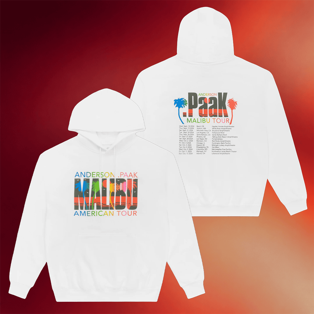 Anderson Paak Merch Malibu American Tour Hoodie Gifts For Rapper Fans