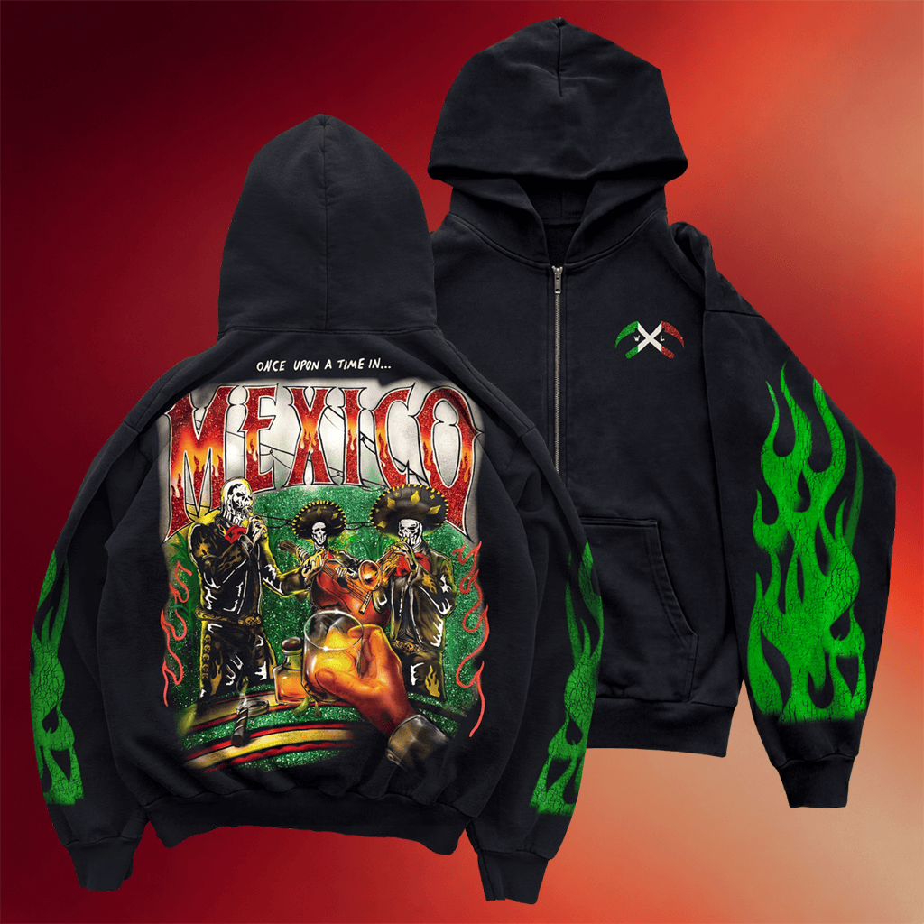 Warren Lotas Merch 2026 Mariachi Bling Zip Hoodie Once Upon A Time In Mexico Hoodie Best Gifts
