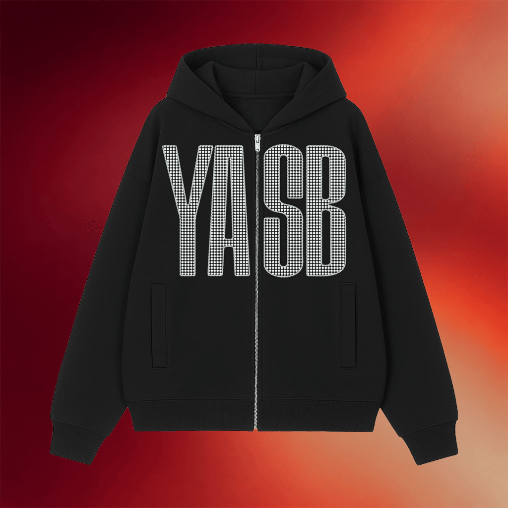 Yoasobi Merch 2026 YASB Logo Zip Hoodie Best Gifts For Music Lovers