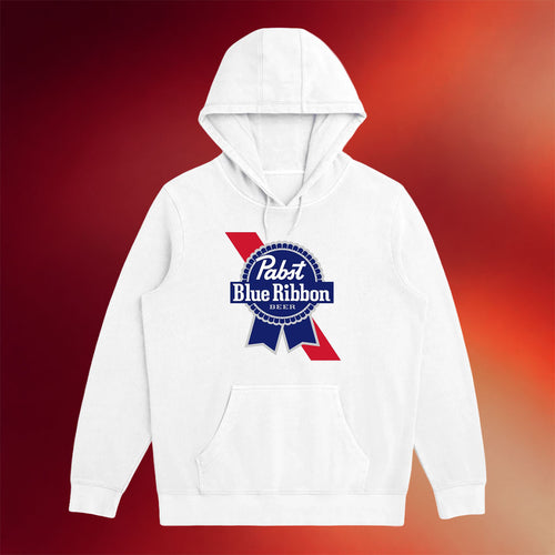 Pabst Blue Ribbon Merch 2026 Classic Logo Hoodie Gifts For Beer Lovers