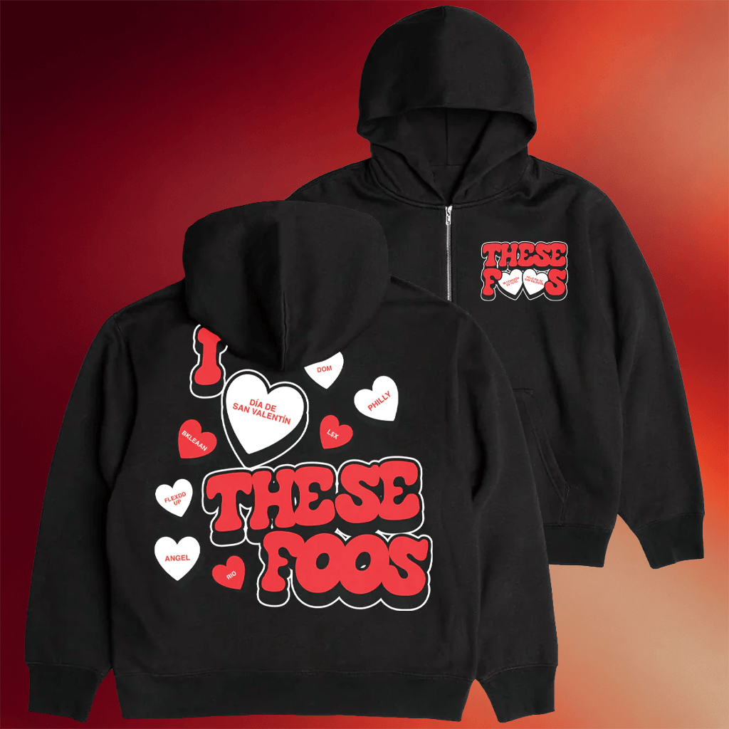 These Foos Merch These Foos Valentines Zip Up Hoodie Valentine Gift For Girlfriend