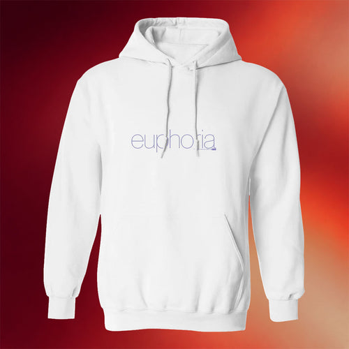 Euphoria Merch 2026 Euphoria Logo Hoodie White Gifts Ideas For Friends