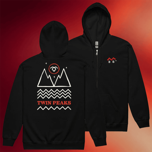 Twin Peaks Merch Twin Peaks City Zip Up Hoodie Best Gifts For Brother