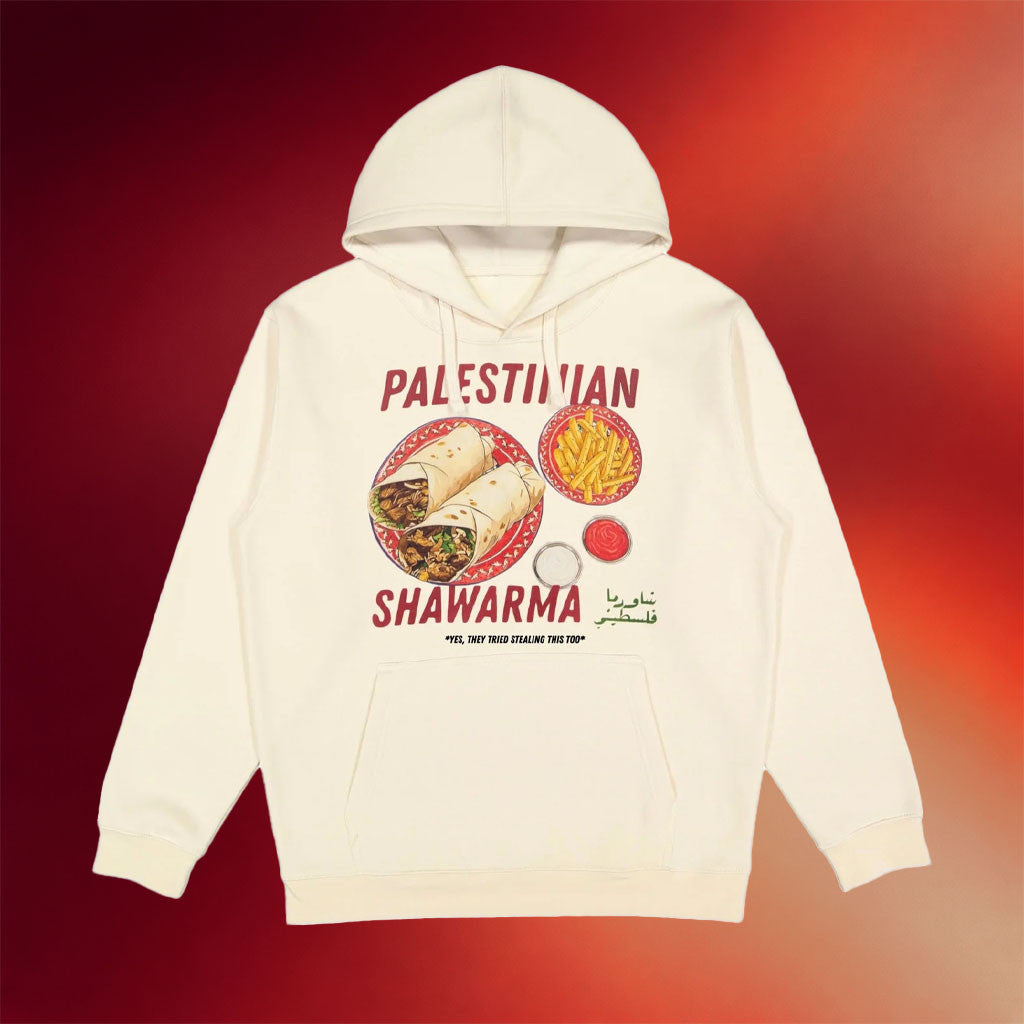 Wear The Peace Merch Palestinian Shawarma Hoodie Birthday Gift For Besties