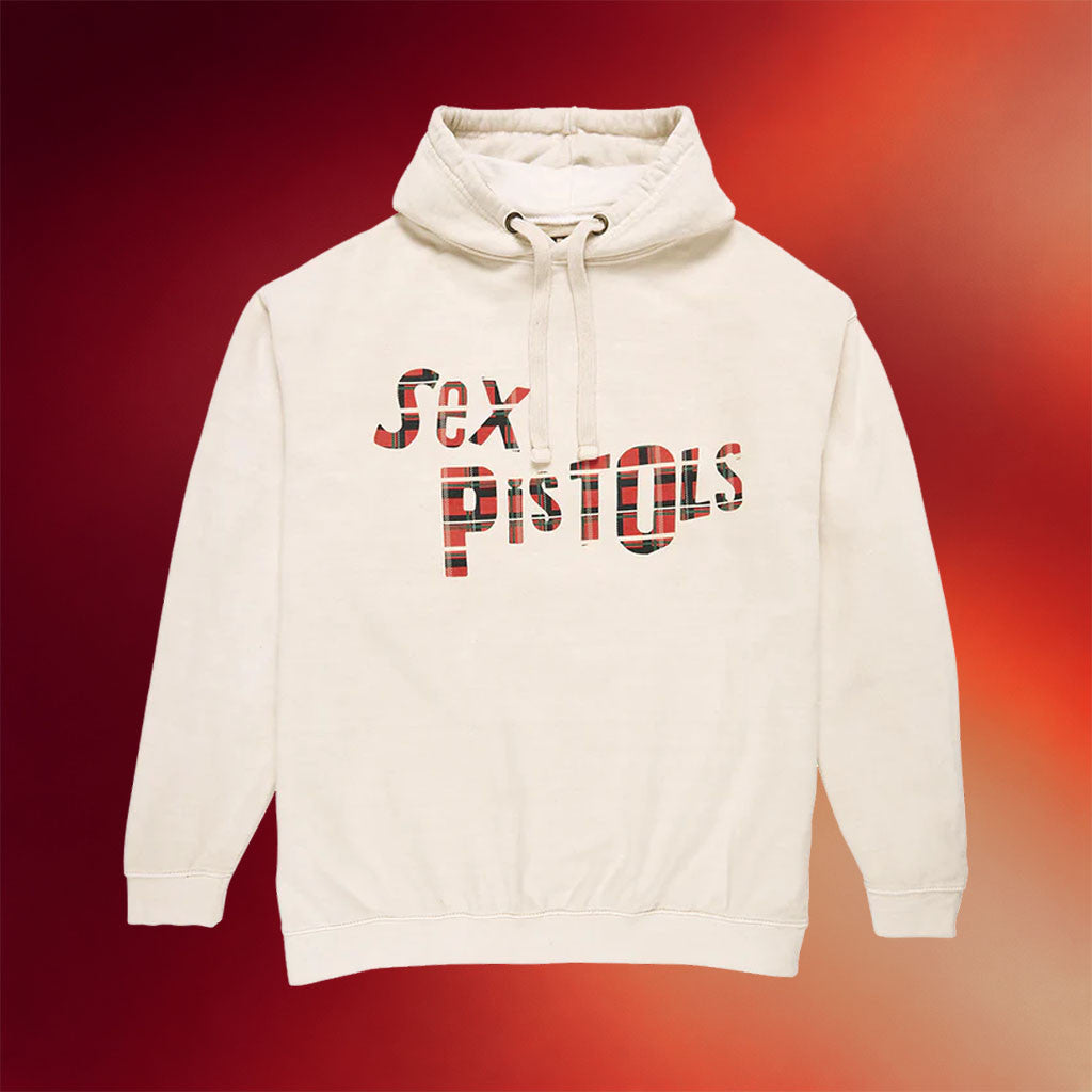 Sex Pistols Merch 2026 Sex Pistols Plaid Logo Hoodie Gifts For Rock Band Fans