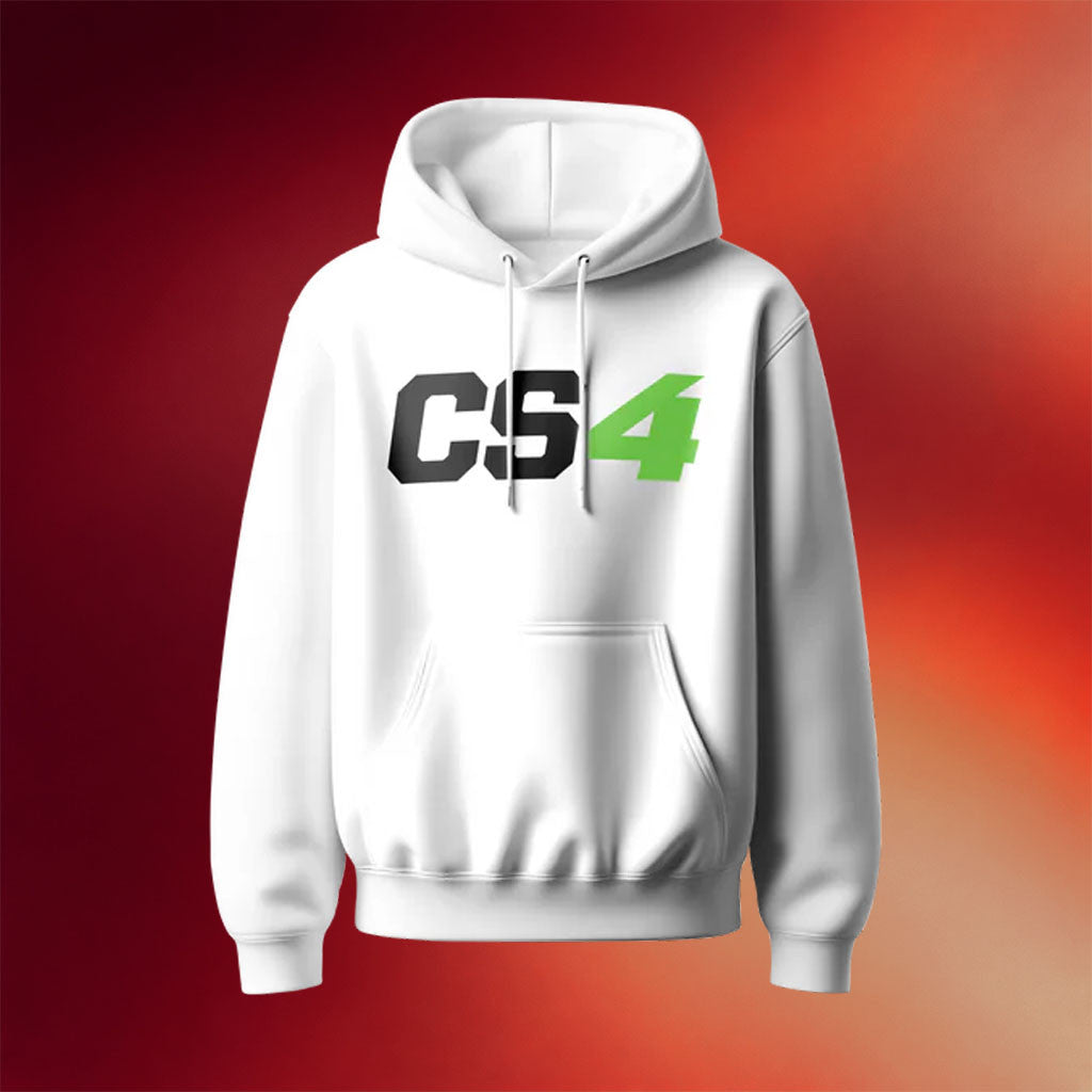 Chase Sexton Merch White CS4 Hoodie Best Gifts For Racer Fans