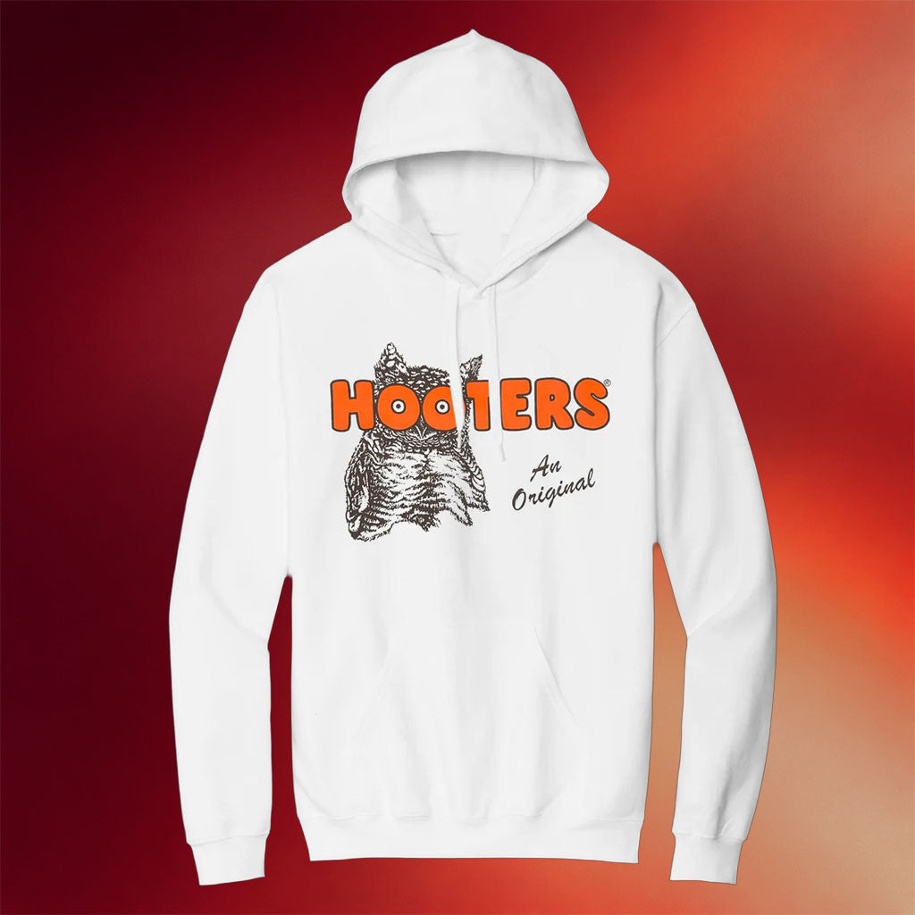 Hooters Merch Classic Logo Hoodie Hooters Hoodie Present For Husband