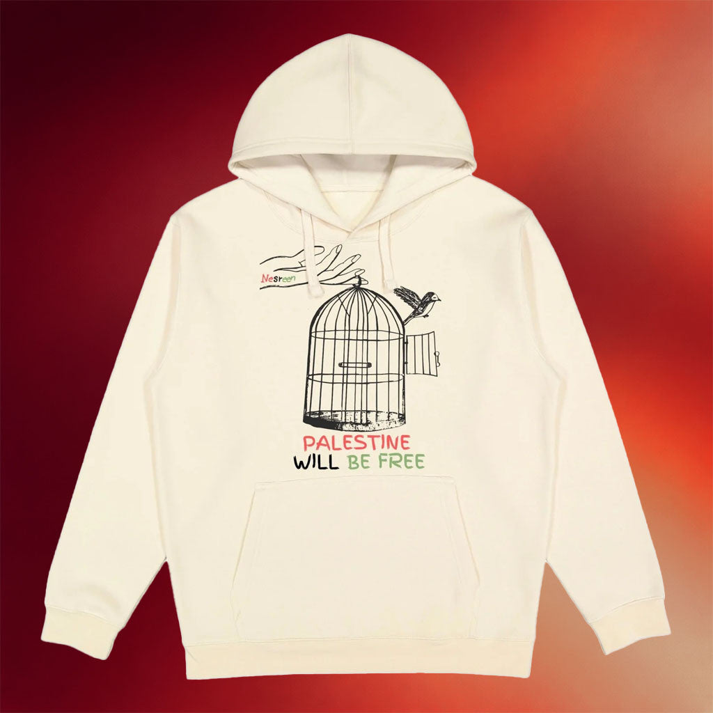 Wear The Peace Merch 2026 Nesreen Art Hoodie Palestine Will Be Free Hoodie BFF Gifts