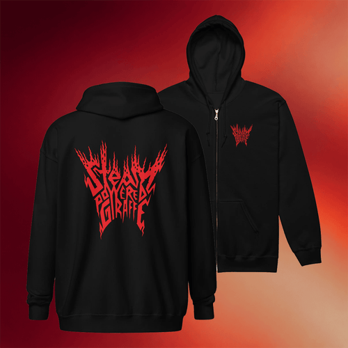 Steam Powered Giraffe Merch Metal SPG Logo Zip Hoodie 2026 Best Gifts For Band Fans