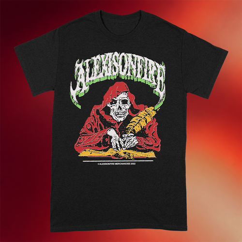 Alexisonfire Merch Skelwrite T-Shirt Alexisonfire Shirt Gift Ideas For Husband
