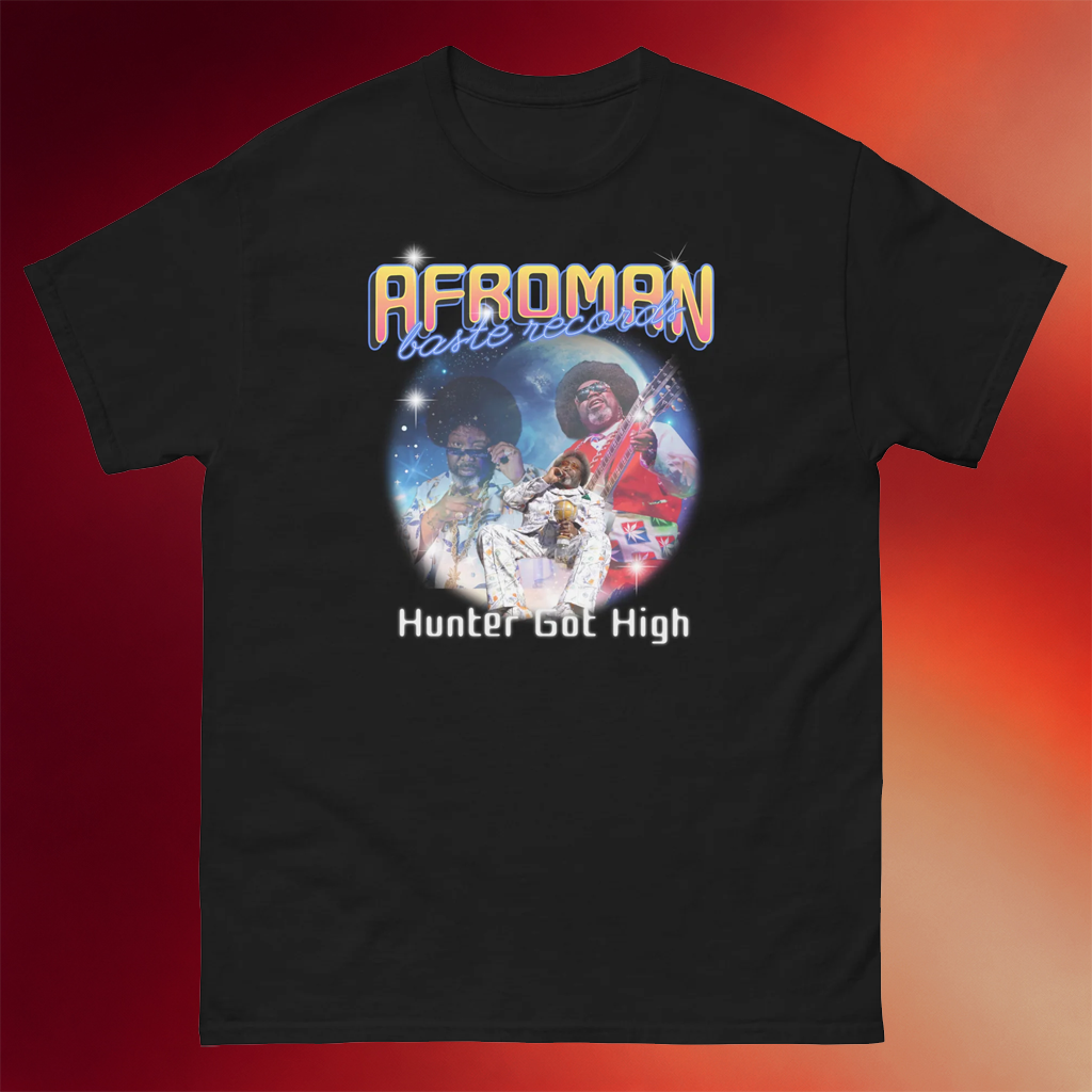 Afroman Merch 2026 Hunter Got High T-Shirt Black Presents For Rap Fans