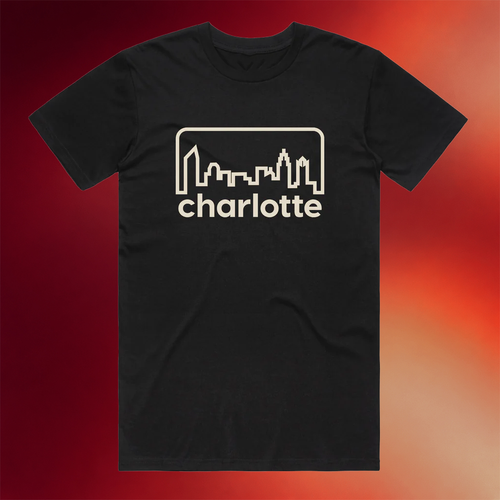 704 Merch Retro Skyline T-Shirt Charlotte Shirt Best Gifts For Brother