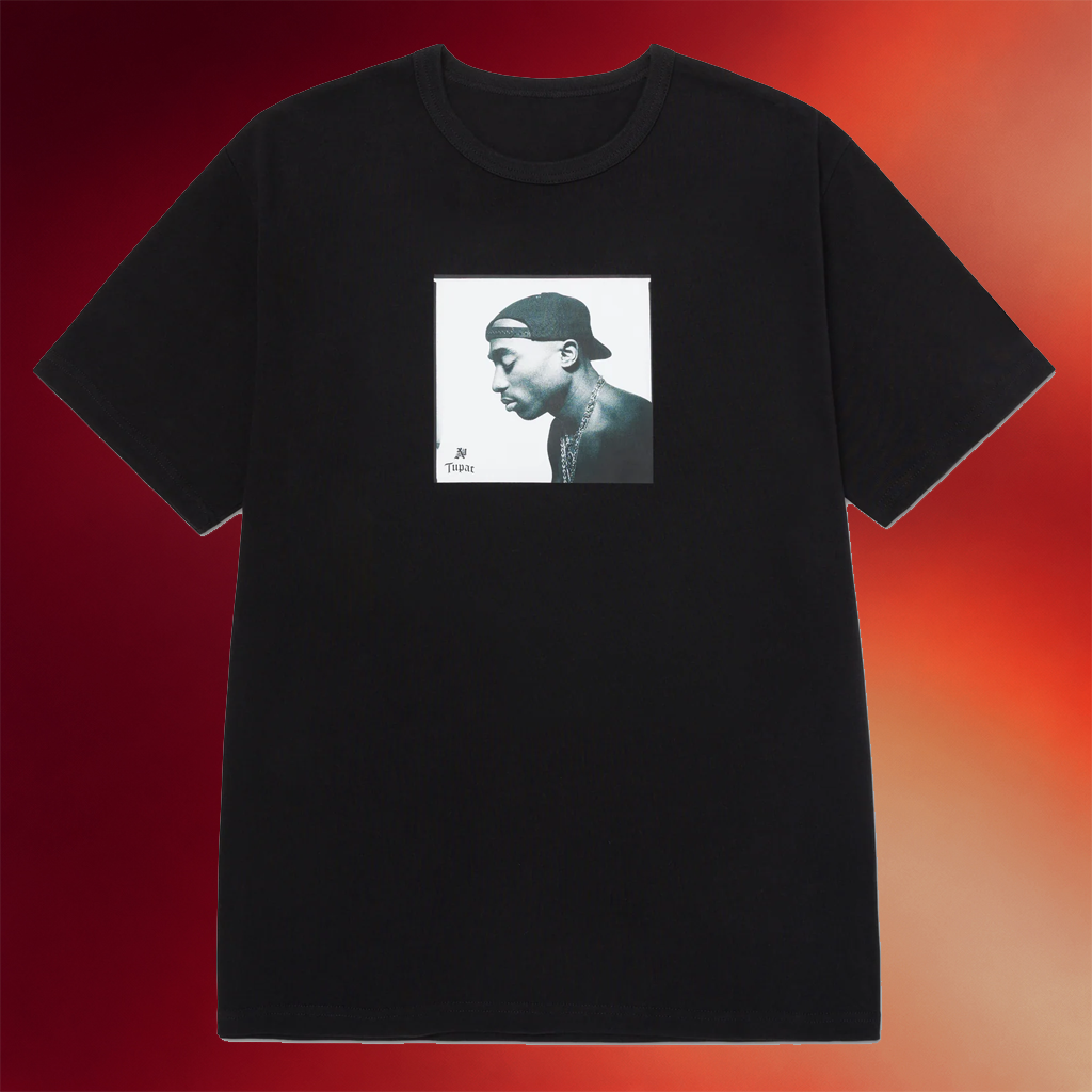 2Pac Merch 2026 Tupac Portrait T-Shirt Black Presents For Hip Hop Lovers