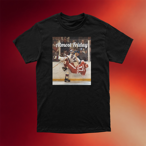 Almost Friday Merch Almost Friday Miracle Hit T-Shirt Gifts For Hockey Enthusiasts