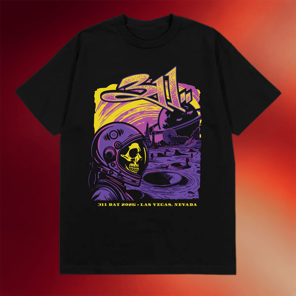 311 Merch Astronaut Skull T-Shirt 311 Day 2026 Shirts Best Gifts For Band Fans
