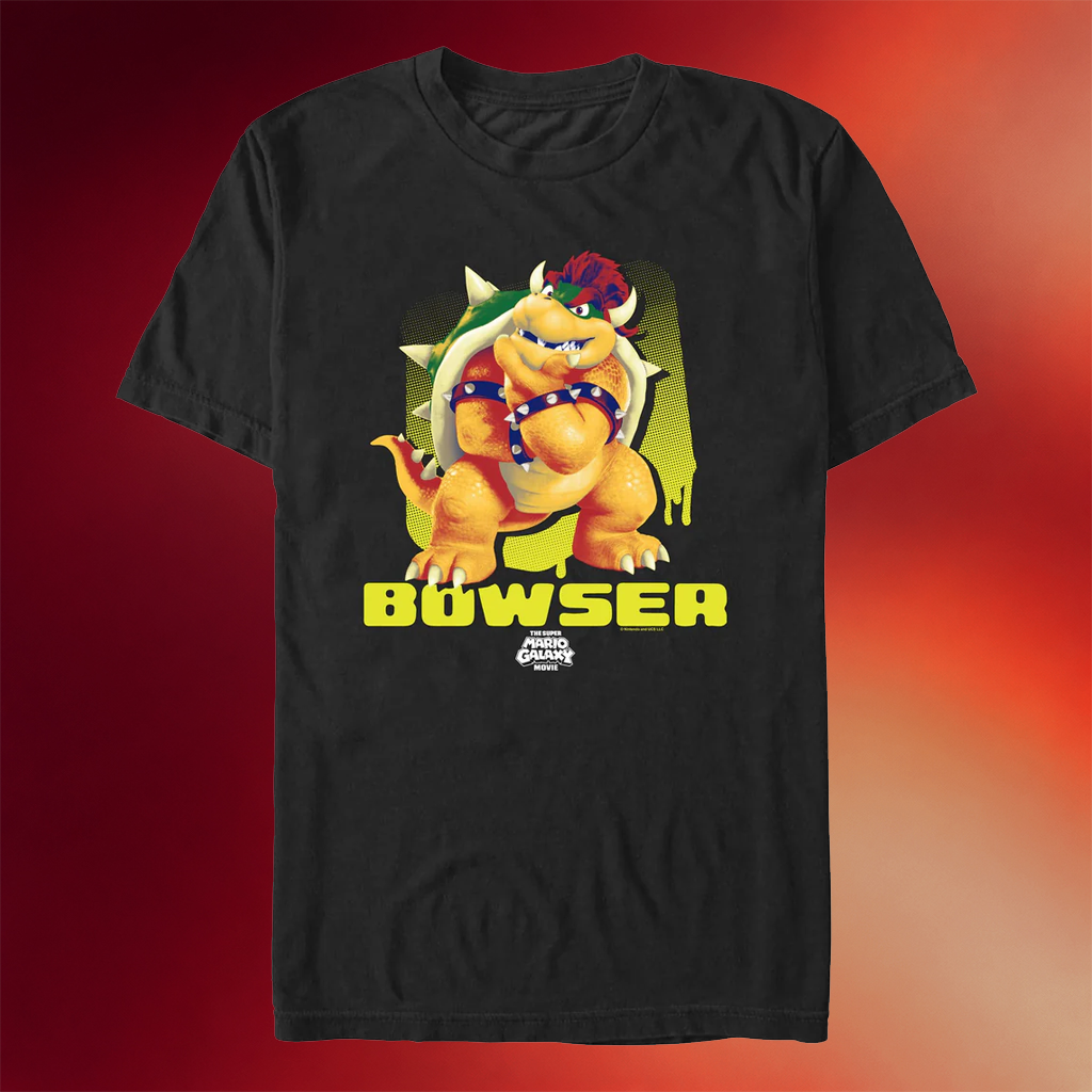 Amc Theatres Merch 2026 The Super Mario Galaxy Movie Bowser T-Shirt Gifts For Friends