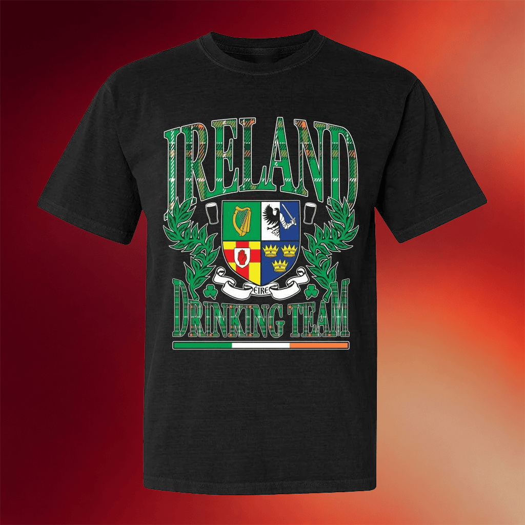 Barstool Sports Merch Ireland Drinking Team T-Shirt  St Patrick_s Day Clothing Gifts Ideas