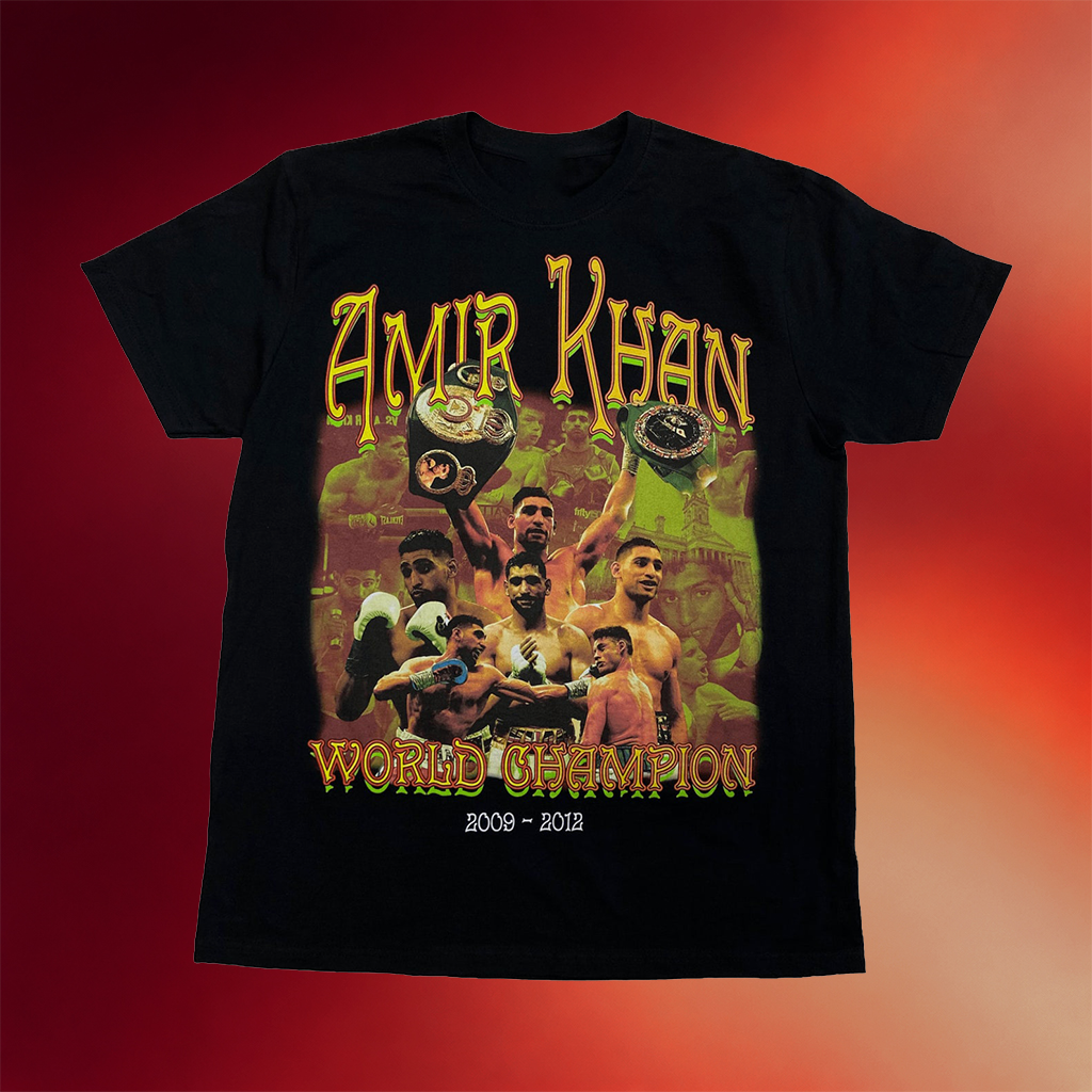 Amir King Khan Homage T-Shirt World Champion Boxing Shirt Gifts For Fans